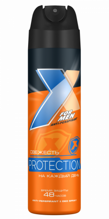 Дезодорант-антиперспирант «X style» Protection 145 мл.