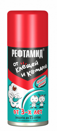 Средство репеллентное "Рефтамид® Baby от клещей и комаров" 100мл